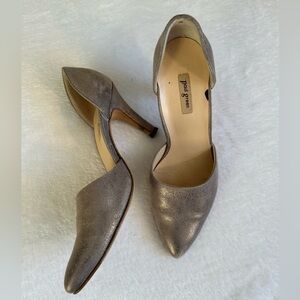 Paul Green Metallic Heels. Sz 6.5